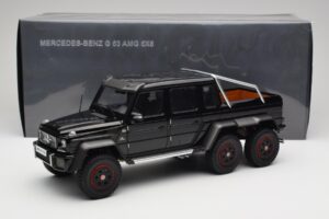 Mercedes AMG G63 W463 6x6 Gloss Fekete AUTOart 1:18 76306 Kompozit – 8. kép a 8-ből