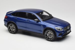 Mercedes AMG GLC 43 Coupe Brilliant Kék GT Spirit 1:18 B66960468 Gyanta – 4. kép a 6-ből