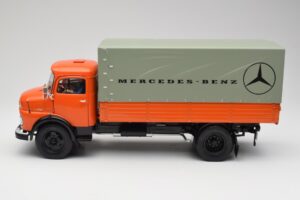 Mercedes L911 Narancssárga Schuco 1:18 450044700 Fém – 4. kép a 8-ből