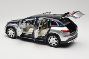 Mercedes Maybach EQS 680 V297 Kék NZG 1:18 1060/23 Fém – 5. kép a 8-ből