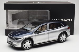 Mercedes Maybach EQS 680 V297 Kék NZG 1:18 1060/23 Fém – 8. kép a 8-ből