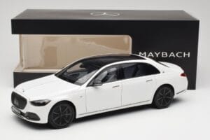 Mercedes Maybach S 680 X223 Diamond White Norev 1:18 B66960666 Fém – 8. kép a 8-ből