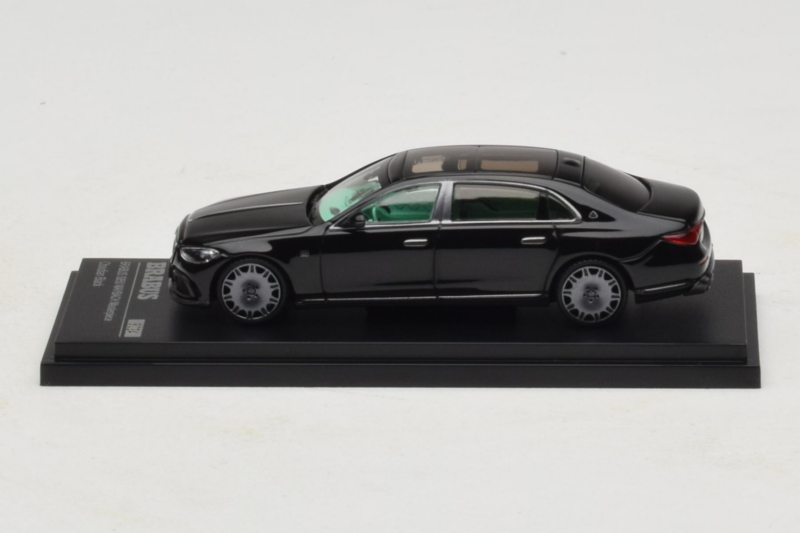 Mercedes Maybach S-Class W223 Brabus S850 Masterpiece Obsidian Black Almost Real 1:64 660101001 Fém