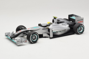 Mercedes MGP W01 #4 N. Rosberg Mercedes GP Showcar 2010 Minichamps 1:18 150100074 Fém