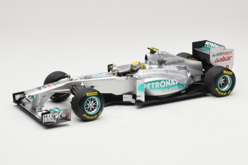 Mercedes MGP W02 #8 N. Rosberg Mercedes GP 2011 Minichamps 1:18 110110008 Fém