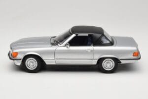 Mercedes R107 380 SL Ezüst Norev 1:18 183725 Fém – 4. kép a 8-ből