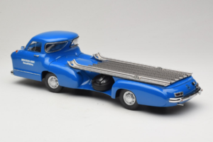 Mercedes Renntransporter Blaues Wunder iScale 1:18 118000000006-P1 Fém – 5. kép a 6-ből