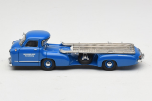 Mercedes Renntransporter Blue Wonder CMC 1:43 M-036K Fém – 4. kép a 8-ből