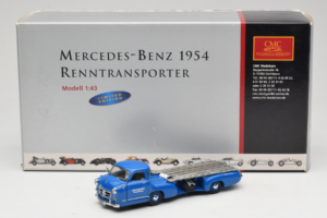 Mercedes Renntransporter Blue Wonder CMC 1:43 M-036K Fém – 8. kép a 8-ből