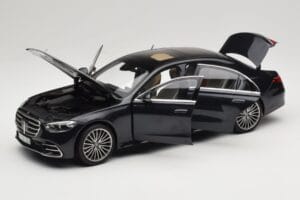 Mercedes S-Class W223 AMG Line Anthracite Blue Norev 1:18 183800 Fém – 2. kép a 8-ből