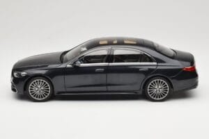 Mercedes S-Class W223 AMG Line Anthracite Blue Norev 1:18 183800 Fém – 4. kép a 8-ből