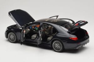 Mercedes S-Class W223 AMG Line Anthracite Blue Norev 1:18 183800 Fém – 5. kép a 8-ből