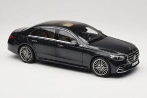 Mercedes S-Class W223 AMG Line Anthracite Blue Norev 1:18 183800 Fém – 6. kép a 8-ből