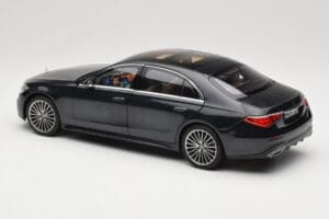 Mercedes S-Class W223 AMG Line Anthracite Blue Norev 1:18 183800 Fém – 7. kép a 8-ből
