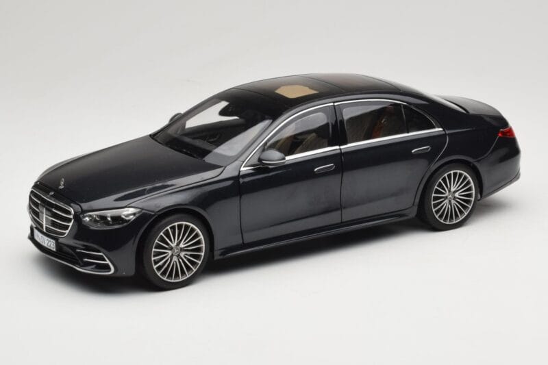 Mercedes S-Class W223 AMG Line Anthracite Blue Norev 1:18 183800 Fém