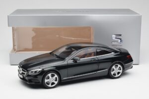 Mercedes S-Class Coupe C217 Smaragd Zöld Metallic Norev 1:18 B66961244 Fém – 8. kép a 8-ből