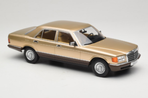 Mercedes S-Class W126 Metallic Beige MCG 1:18 MCG18548 Fém – 4. kép a 6-ből