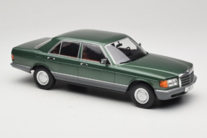 Mercedes S-Class W126 Metallic Green MCG 1:18 MCG18549 Fém – 4. kép a 6-ből