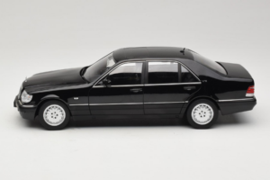 Mercedes S-Class W140 S600 Obsidian Black Metallic Norev 1:18 183045 Fém – 4. kép a 8-ből
