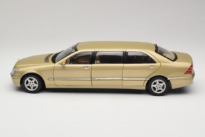 Mercedes S-Class W220 Pullman Gold Metallic Sun Star 1:18 4113 Fém – 4. kép a 8-ből