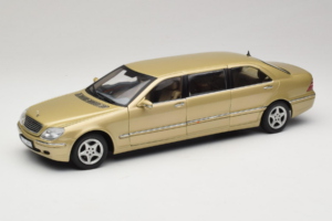 Mercedes S-Class W220 Pullman Gold Metallic Sun Star 1:18 4113 Fém