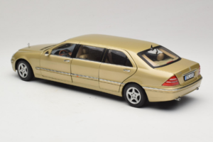 Mercedes S-Class W220 Pullman Gold Metallic Sun Star 1:18 4113 Fém – 7. kép a 8-ből