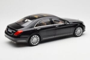 Mercedes S-Class W222 Fekete Metallic Norev 1:18 183480 Fém – 3. kép a 8-ből