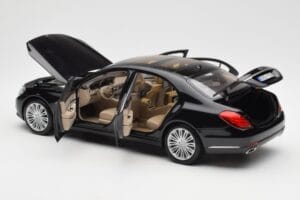 Mercedes S-Class W222 Fekete Metallic Norev 1:18 183480 Fém – 5. kép a 8-ből
