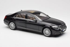 Mercedes S-Class W222 Fekete Metallic Norev 1:18 183480 Fém – 6. kép a 8-ből
