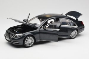 Mercedes S-Class W222 Kék Antracit Metallic Norev 1:18 B66960157 Fém – 2. kép a 8-ből