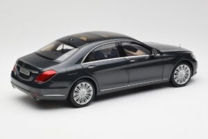 Mercedes S-Class W222 Kék Antracit Metallic Norev 1:18 B66960157 Fém – 3. kép a 8-ből