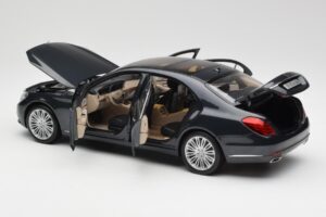 Mercedes S-Class W222 Kék Antracit Metallic Norev 1:18 B66960157 Fém – 5. kép a 8-ből