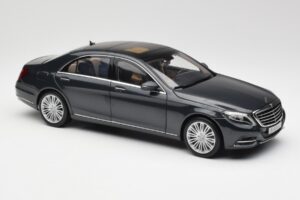 Mercedes S-Class W222 Kék Antracit Metallic Norev 1:18 B66960157 Fém – 6. kép a 8-ből