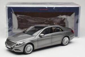 Mercedes S-Class W222 Grey Metallic Norev 1:18 183481 Fém – 8. kép a 8-ből