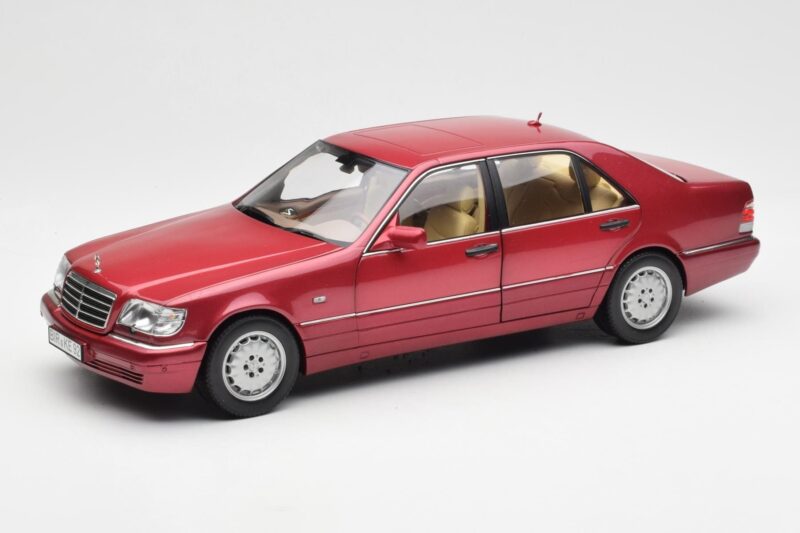 Mercedes S500 W140 Piros Metallic Norev 1:18 183579 Fém