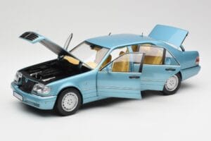 Mercedes S500 W140 Türkiz Metál Norev 1:18 183561 Fém – 2. kép a 8-ből