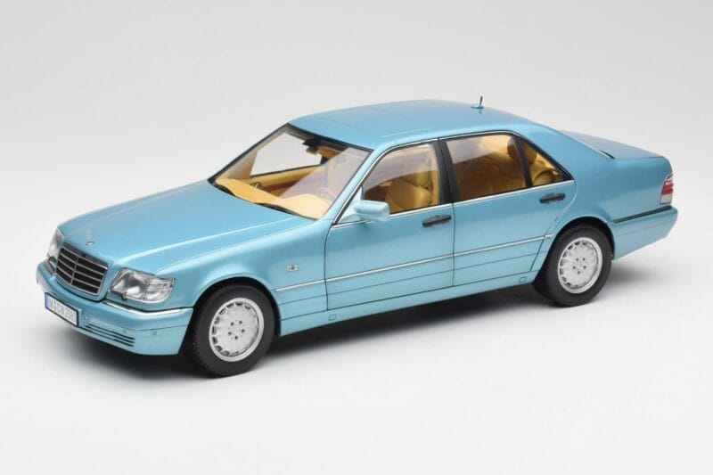 Mercedes S500 W140 Türkiz Metál Norev 1:18 183561 Fém