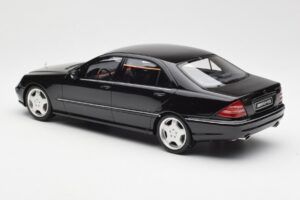 Mercedes AMG S55 W220 Fekete Otto 1:18 OT832 Gyanta – 5. kép a 6-ből