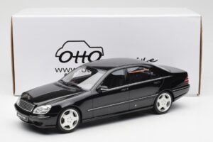 Mercedes AMG S55 W220 Fekete Otto 1:18 OT832 Gyanta – 6. kép a 6-ből