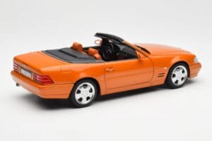 Mercedes SL 500 R129 Narancssárga Metallic Norev 1:18 183752 Fém – 3. kép a 8-ből