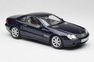 Mercedes SL 500 R230 Kék Maisto 1:18 B66962126 Fém – 6. kép a 8-ből