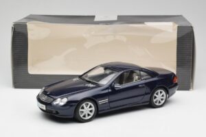 Mercedes SL 500 R230 Kék Maisto 1:18 B66962126 Fém – 8. kép a 8-ből