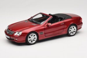 Mercedes SL 500 R230 Red Metallic Limitált Kiadás Norev 1:18 183841 Fém