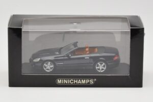 Mercedes SL R230 Fekete Minichamps 1:43 B66961922 Fém – 4. kép a 4-ből