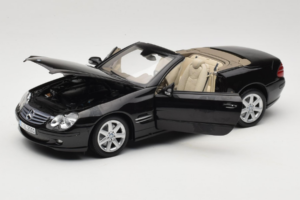 Mercedes SL R129 Fekete Minichamps 1:18 B66962171 Fém – 2. kép a 11-ből