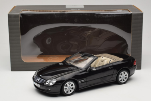 Mercedes SL R129 Fekete Minichamps 1:18 B66962171 Fém – 11. kép a 11-ből