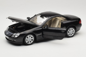 Mercedes SL R129 Fekete Minichamps 1:18 B66962171 Fém – 3. kép a 11-ből
