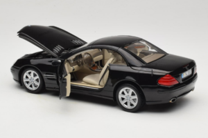 Mercedes SL R129 Fekete Minichamps 1:18 B66962171 Fém – 10. kép a 11-ből