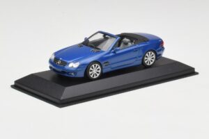 Mercedes SL R230 Tanzanite Kék Minichamps 1:43 B66962250 Fém – 2. kép a 4-ből