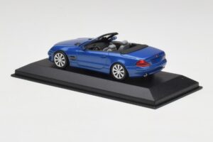 Mercedes SL R230 Tanzanite Kék Minichamps 1:43 B66962250 Fém – 3. kép a 4-ből
